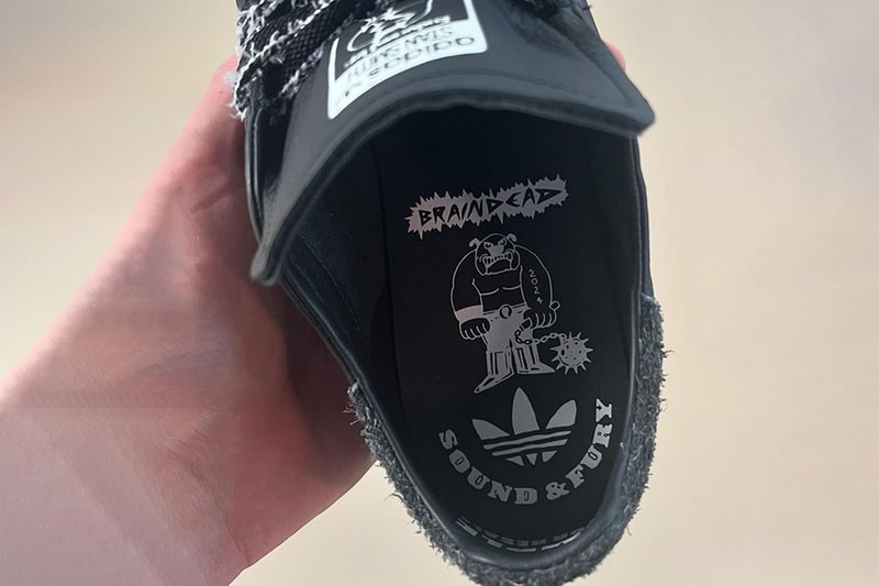 Brain Dead x Sound and Fury x adidas Stan Smith "Unstructured" sneaker collab wimbledon release online link colorway price kyle ng collab og color heel medial upper logo head 
