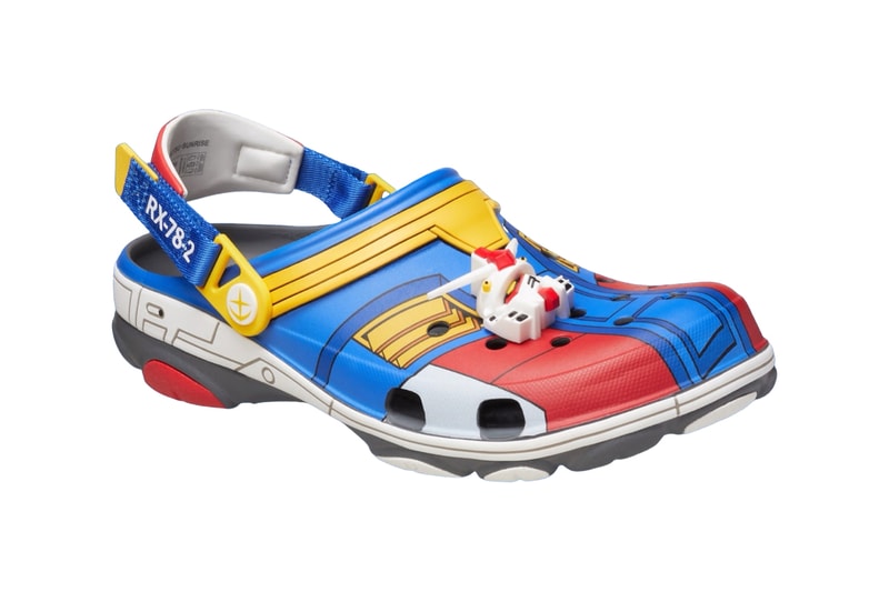Gundam x Crocs All-Terrain Clogs 210128-0DA Release Info July RX-78-2 robot japanese anime 