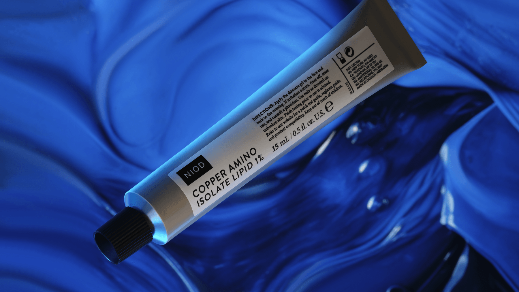 NIOD's Technology-Led Skincare Science Presents the Copper Amino Isolate Lipid 1%