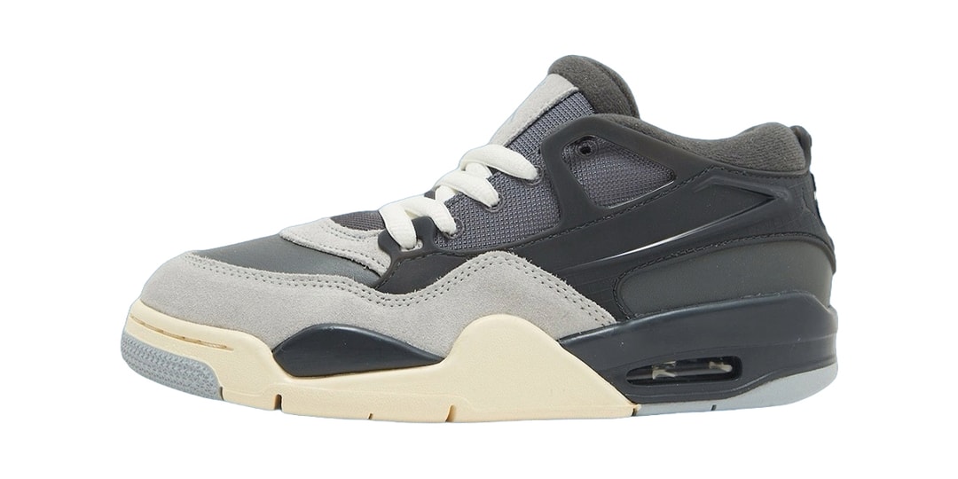 "Iron Grey" Strikes the Air Jordan 4 RM