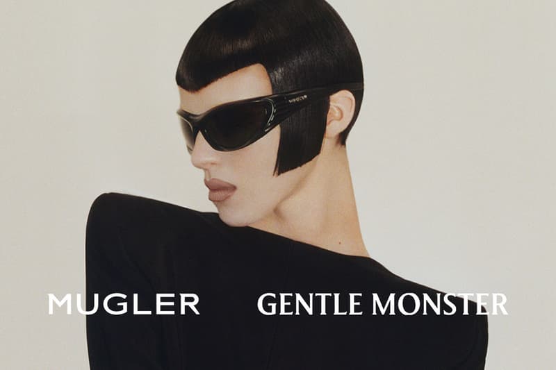 Mugler x Gentle Monster Present Eyewear Capsule thierry house style collab fourmis eye sunglass shades glasses frames link purchase collaboration fashion archive silhouette detail shape jennie blackpink