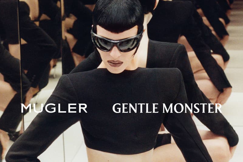 Mugler x Gentle Monster Present Eyewear Capsule thierry house style collab fourmis eye sunglass shades glasses frames link purchase collaboration fashion archive silhouette detail shape jennie blackpink