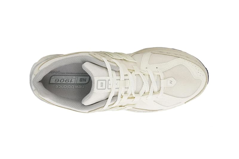 New Balance 1906R Surfaces in a Clean "Sea Salt/Grey" Iteration SKU: M1906REL release info nb dad sneakers comfy everyday shoes running shoes beige white