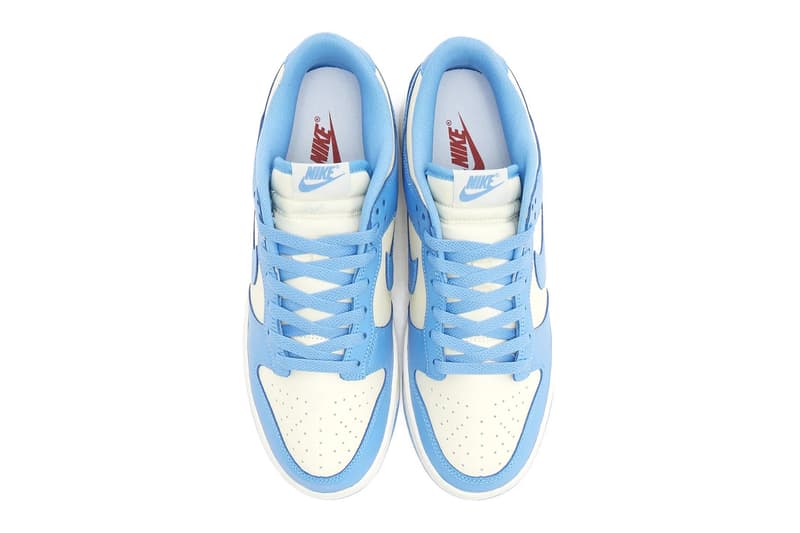 Nike Dunk Low Coconut Milk University Blue Gym Red Sail White  University Blue DV0833-113 Release Info