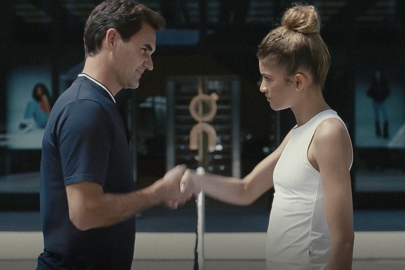 Zendaya Roger Federer Star in New On Campaign video air tennis