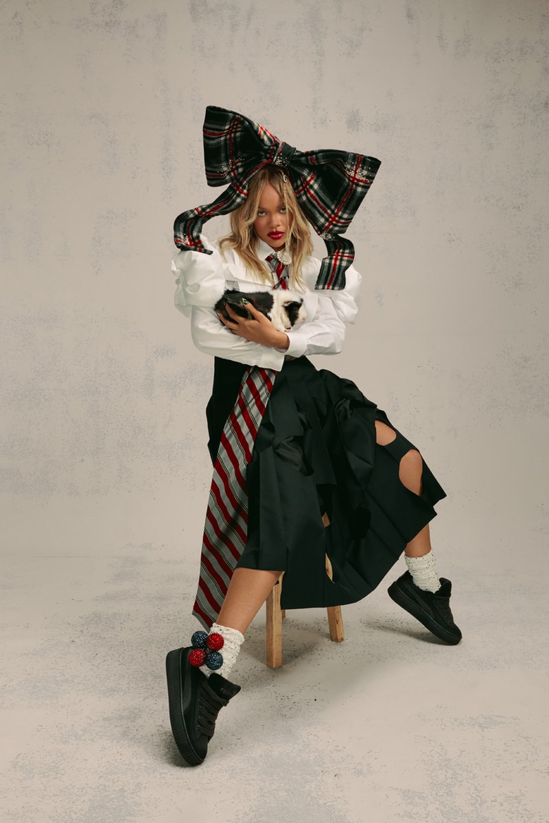 Рианна возвращается в школу для последней коллекции FENTY x PUMA Creeper Phatty Drop
