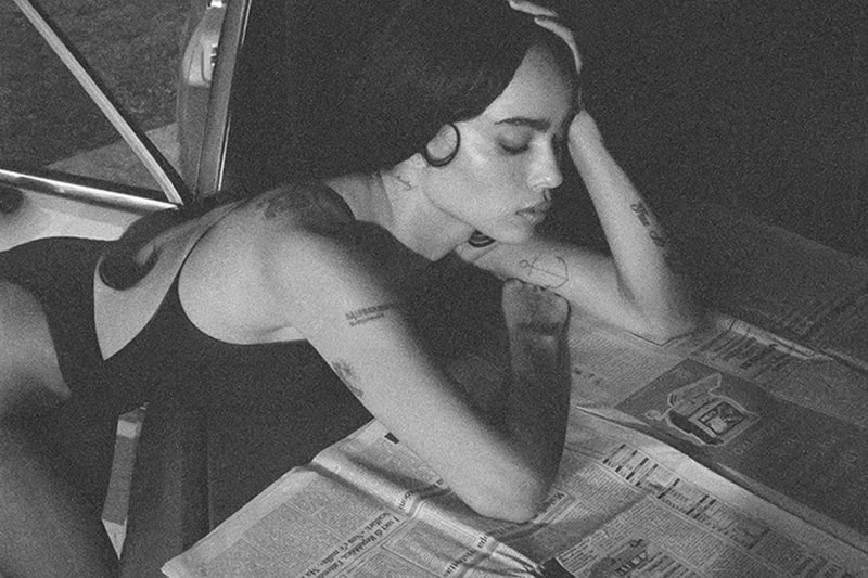 Henrik Purienne Captures Zoë Kravitz for New Saint Laurent Rive Droite Book