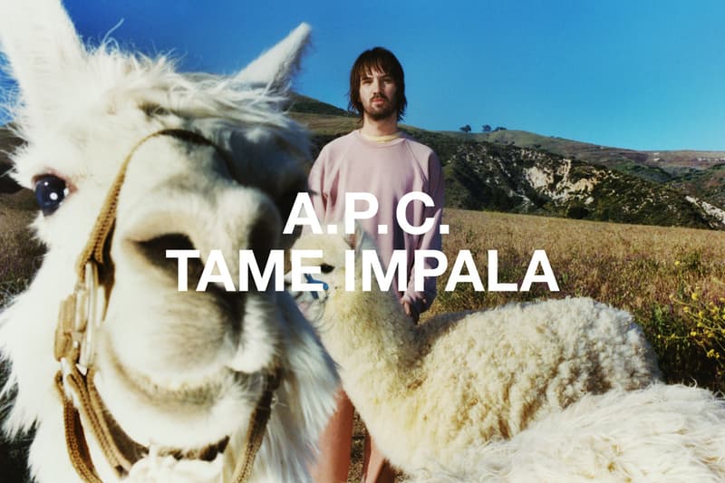 TAME IMPALA A.P.C. "Interaction #25" capsule collection  unisex collection info