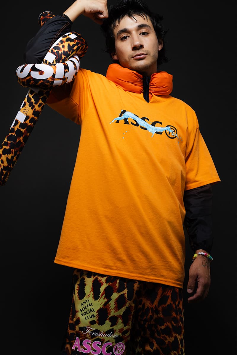 Anti Social Social Club Paris 2024 capsule July 2024 major collection olympic tanks hoodies shirts sweatpants  jackets accessories grinders socks speakers lighters leopard dragon florals limited edition upcycled tees hats a leather jacket