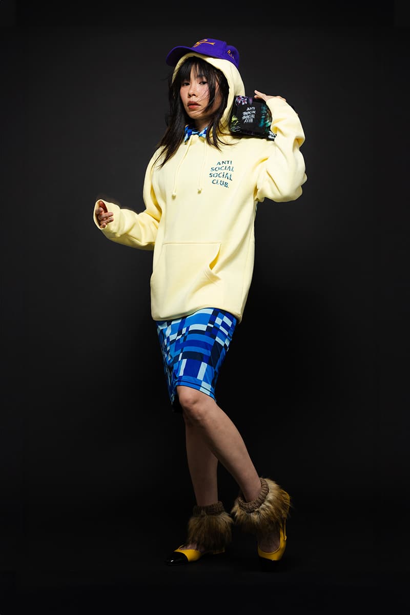Anti Social Social Club Paris 2024 capsule July 2024 major collection olympic tanks hoodies shirts sweatpants  jackets accessories grinders socks speakers lighters leopard dragon florals limited edition upcycled tees hats a leather jacket