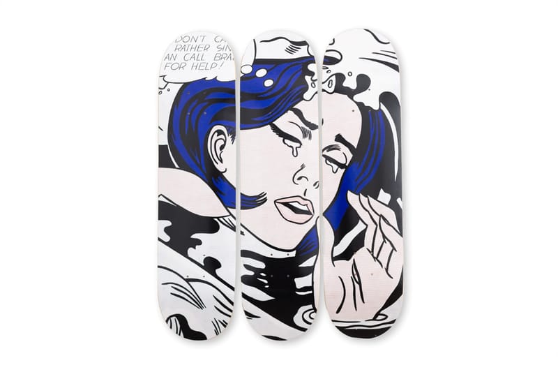 THE SKATEROOM Releases Roy Lichtenstein Collection