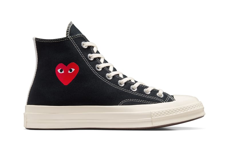 ИГРАЙТЕ Comme des Garçons и Converse перевыпускают набор OG Single Hearts