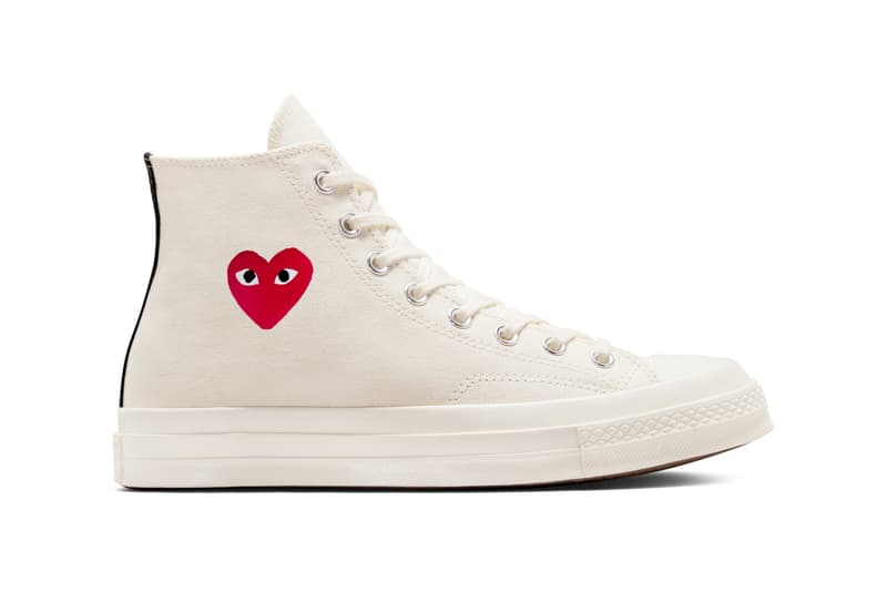 PLAY Comme des Garçons and Converse Reissue the OG Single Hearts Pack