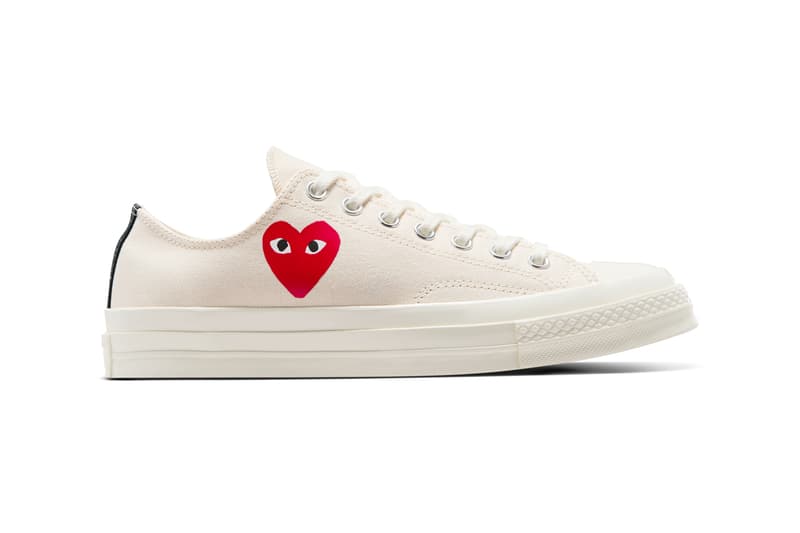 PLAY Comme des Garçons and Converse Reissue the OG Single Hearts Pack