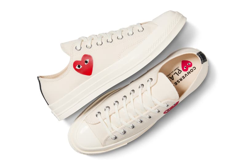 PLAY Comme des Garçons and Converse Reissue the OG Single Hearts Pack