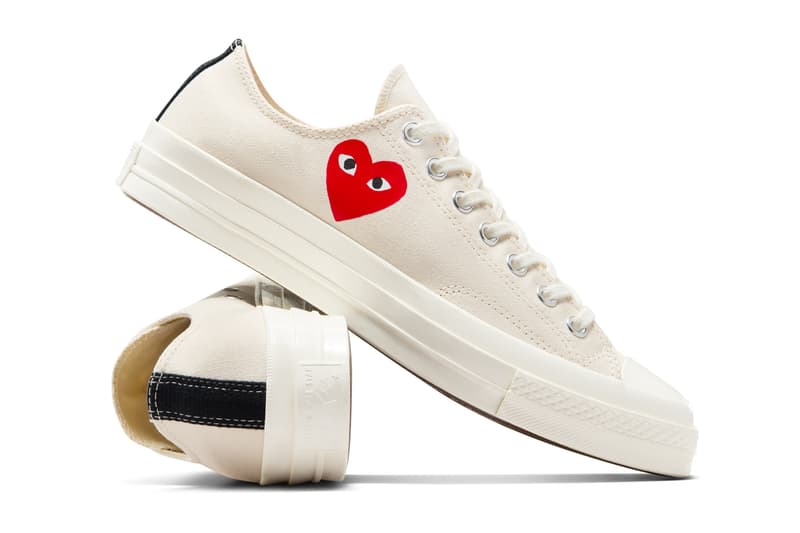 PLAY Comme des Garçons and Converse Reissue the OG Single Hearts Pack