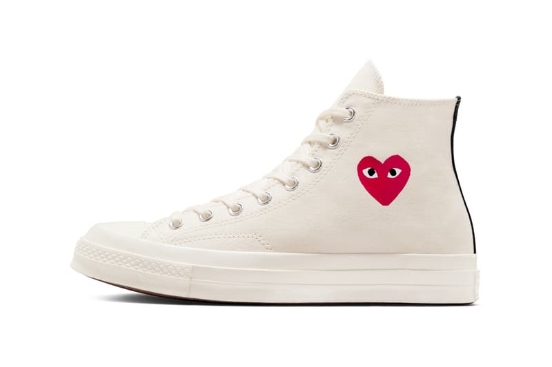 PLAY Comme des Garçons and Converse Reissue the OG Single Hearts Pack