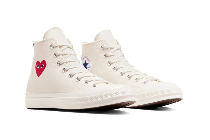 PLAY Comme des Garçons and Converse Reissue the OG Single Hearts Pack