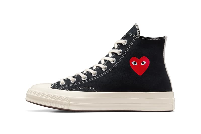 PLAY Comme des Garçons and Converse Reissue the OG Single Hearts Pack