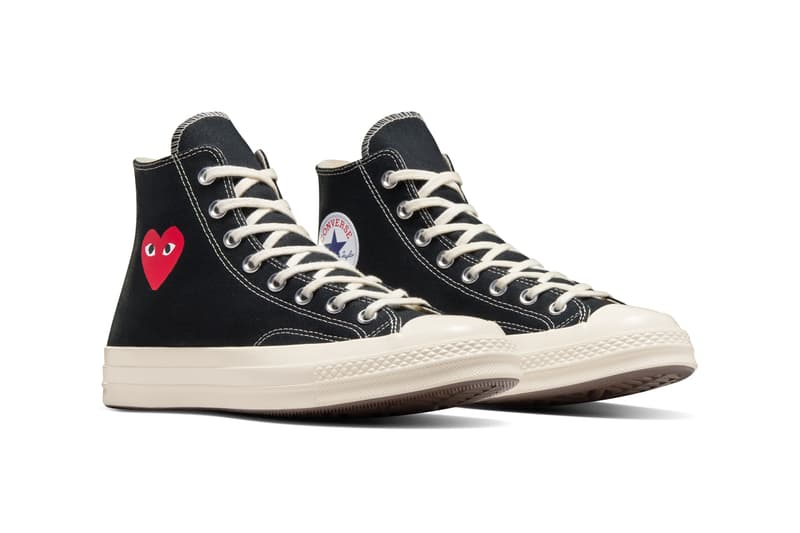 PLAY Comme des Garçons and Converse Reissue the OG Single Hearts Pack