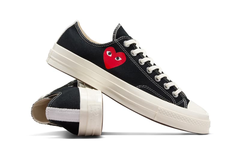 PLAY Comme des Garçons and Converse Reissue the OG Single Hearts Pack