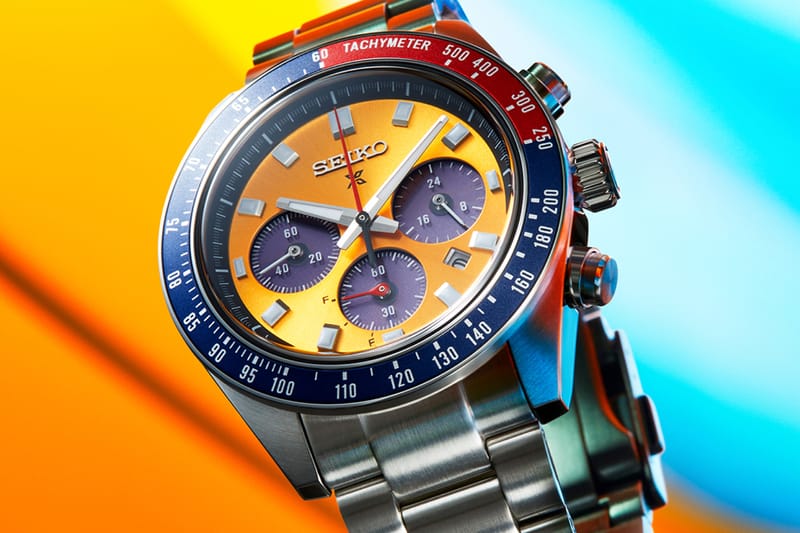 Seiko Reveals a Yellow Dial Prospex Speedtimer with Pepsi-Style Bezel