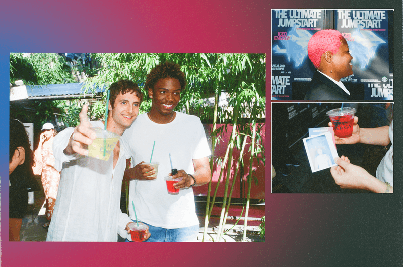 starbucks iced energy drinks melon burst tropical citrus launch party blu de tiger public records nyc event brooklyn summer venti 