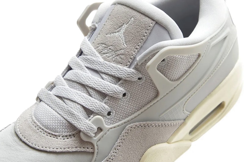 First Look at the Air Jordan 4 RM "Grey/Sail" colorway nigel sylvester jumpman jordan brand 