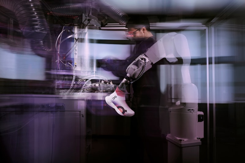 on cloudboom strike ls new running technology one piece upper sock shoe style lightspray robotic arm shoe addition sneaker details release