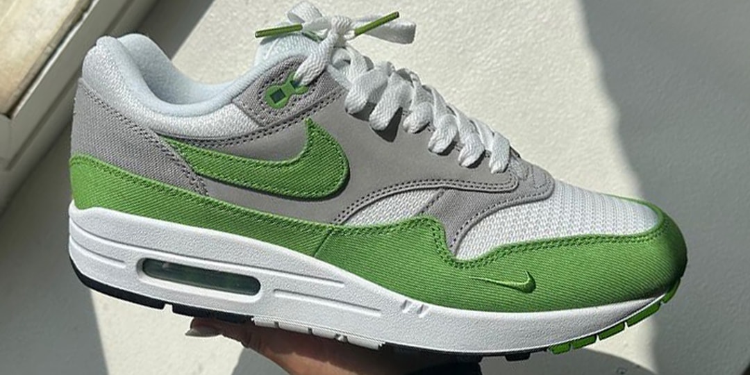 In-Hand Look at This Year's Patta x Nike Air Max 1 "Chlorophyll"