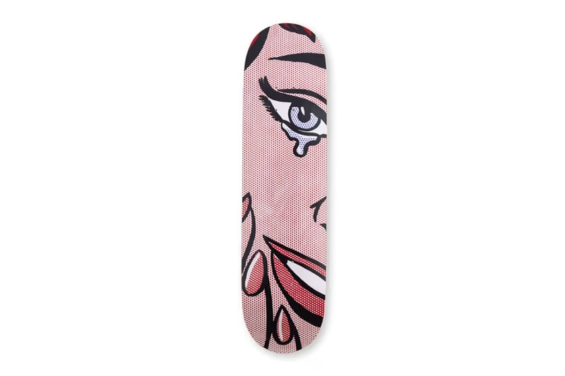 the skateroom roy lichtenstein collection skateboard artwork paintings comic book vintage pop art