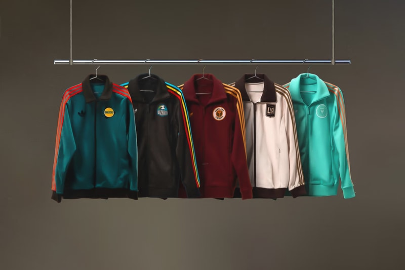 Adidas and MLS Release Archive Collection Inspired by Classic Soccer Aesthetics jersey gazelle jackets apparel clothing fashion menswear sports football Inter Miami CF, LA Galaxy, LAFC, Portland Timbers Sporting Kansas City