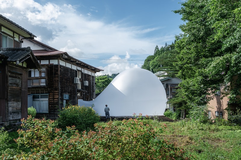 MAD Architects "Ephemeral Bubble" Installation Echigo-Tsumari Art Triennial Festival Japan 