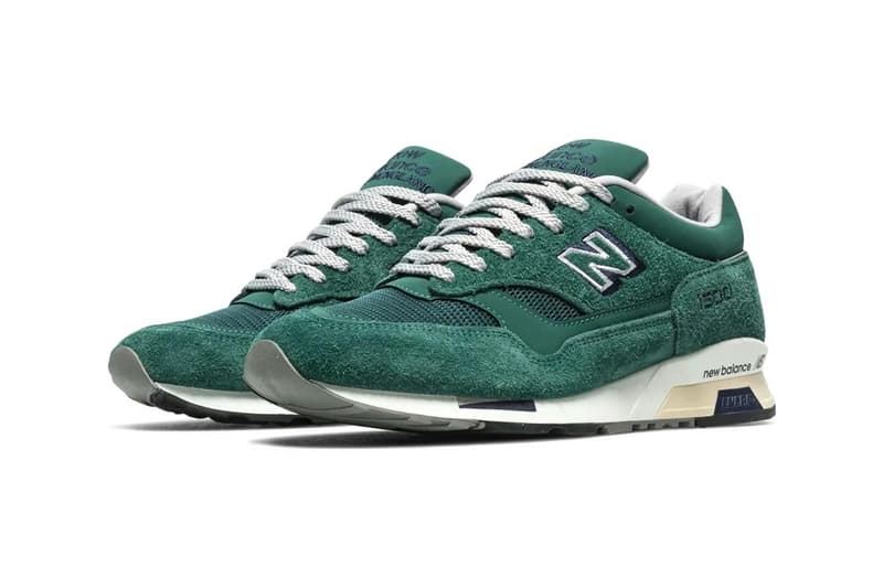 New Balance 1500 Made in UK Arrives in a Monochromatic "Rainforest" Green U1500GRG Rainforest/Naval Academy july 2024 releaes info