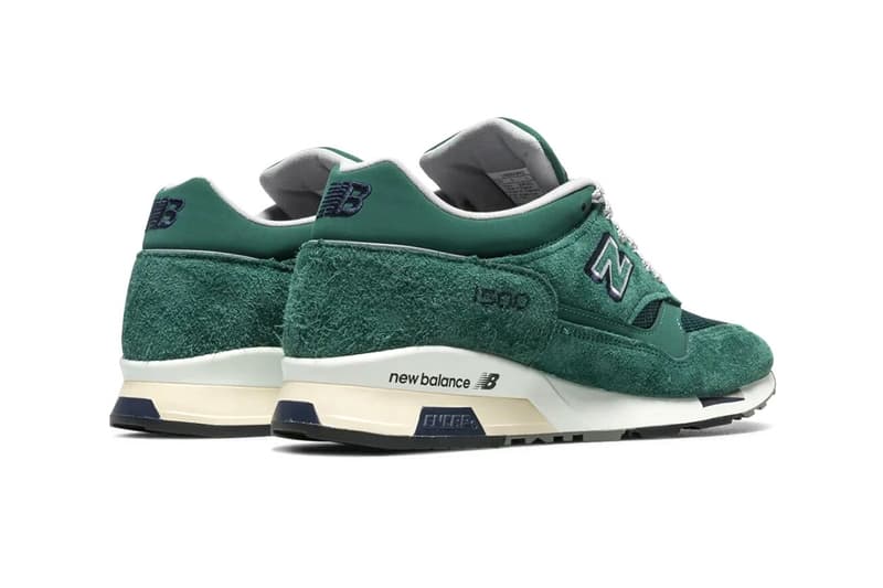 New Balance 1500 Made in UK Arrives in a Monochromatic "Rainforest" Green U1500GRG Rainforest/Naval Academy july 2024 releaes info