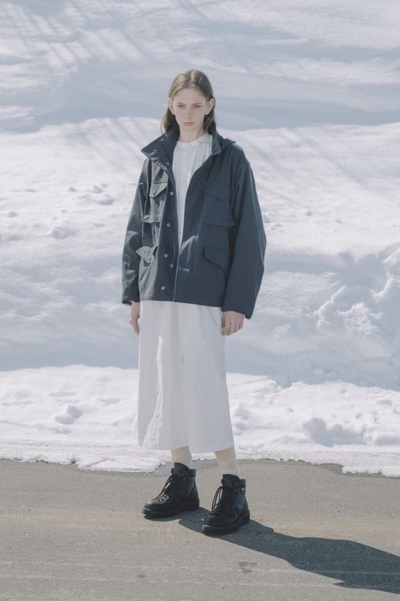 Snow Peak Unveils First Look at FW24 Range collection release winter capsule lookbook release info outerwear cold weather practical functional jacket shell coat waterproof wind proof color earth 