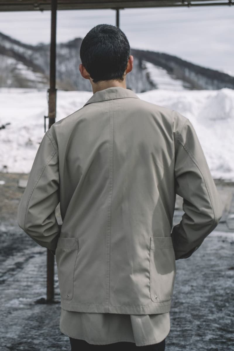 Snow Peak Unveils First Look at FW24 Range collection release winter capsule lookbook release info outerwear cold weather practical functional jacket shell coat waterproof wind proof color earth 