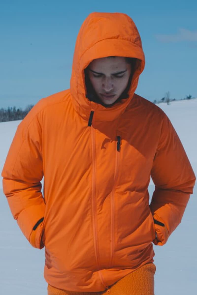 Snow Peak Unveils First Look at FW24 Range collection release winter capsule lookbook release info outerwear cold weather practical functional jacket shell coat waterproof wind proof color earth 