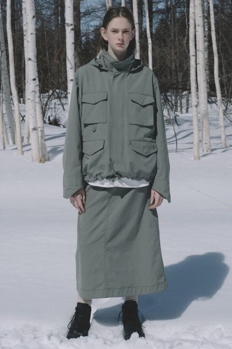 Snow Peak Unveils First Look at FW24 Range collection release winter capsule lookbook release info outerwear cold weather practical functional jacket shell coat waterproof wind proof color earth 