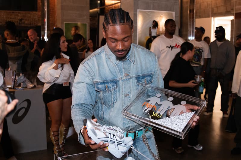 stefon diggs asics friends and family nimbus 10 1 from me to you sneaker launch event photos receap