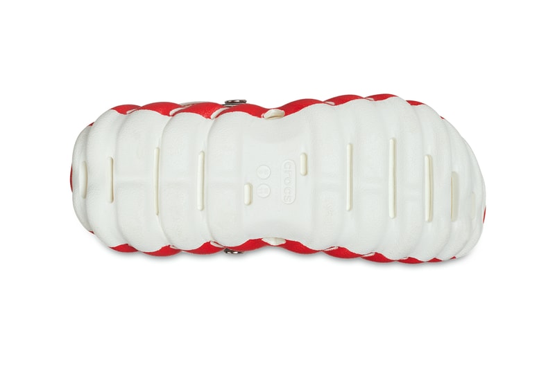 KANGHYUK x Crocs 2nd collaboration Echo Clog white red white turquoise light-up Jibbitz™ charms info