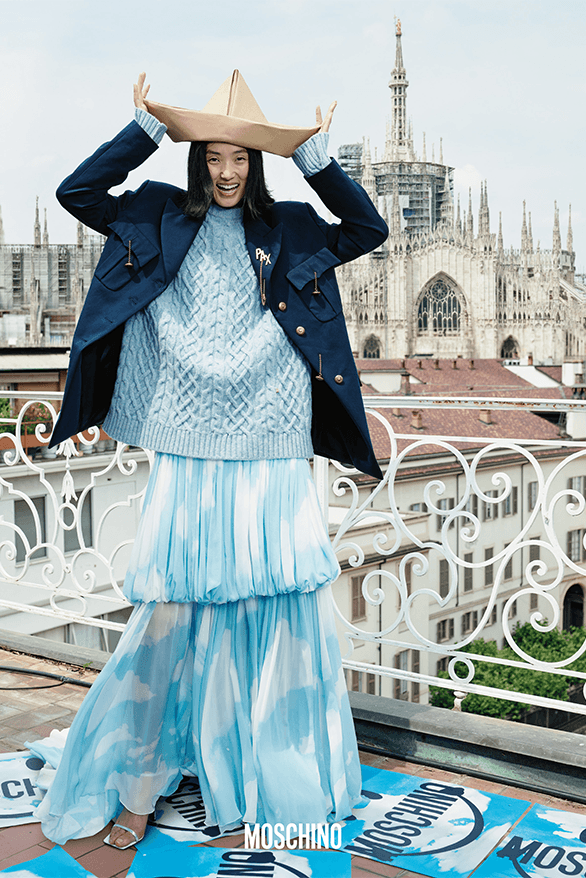 Moschino Fall Winter 2024 Campaign Adrian Appiolaza menswear womenswear italy milan