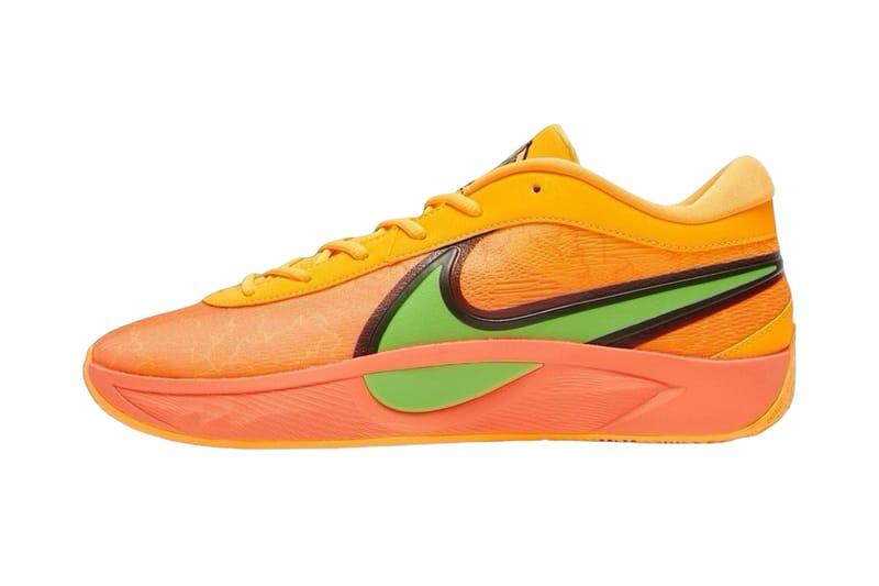 Официальный взгляд на Nike Giannis Freak 6 «Laser Orange»