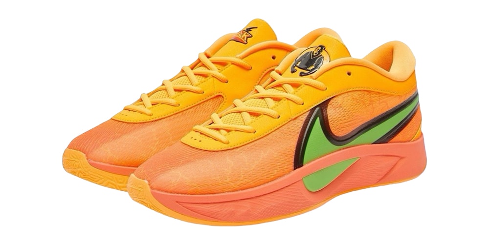 Official Look at the Nike Giannis Freak 6 "Laser Orange"