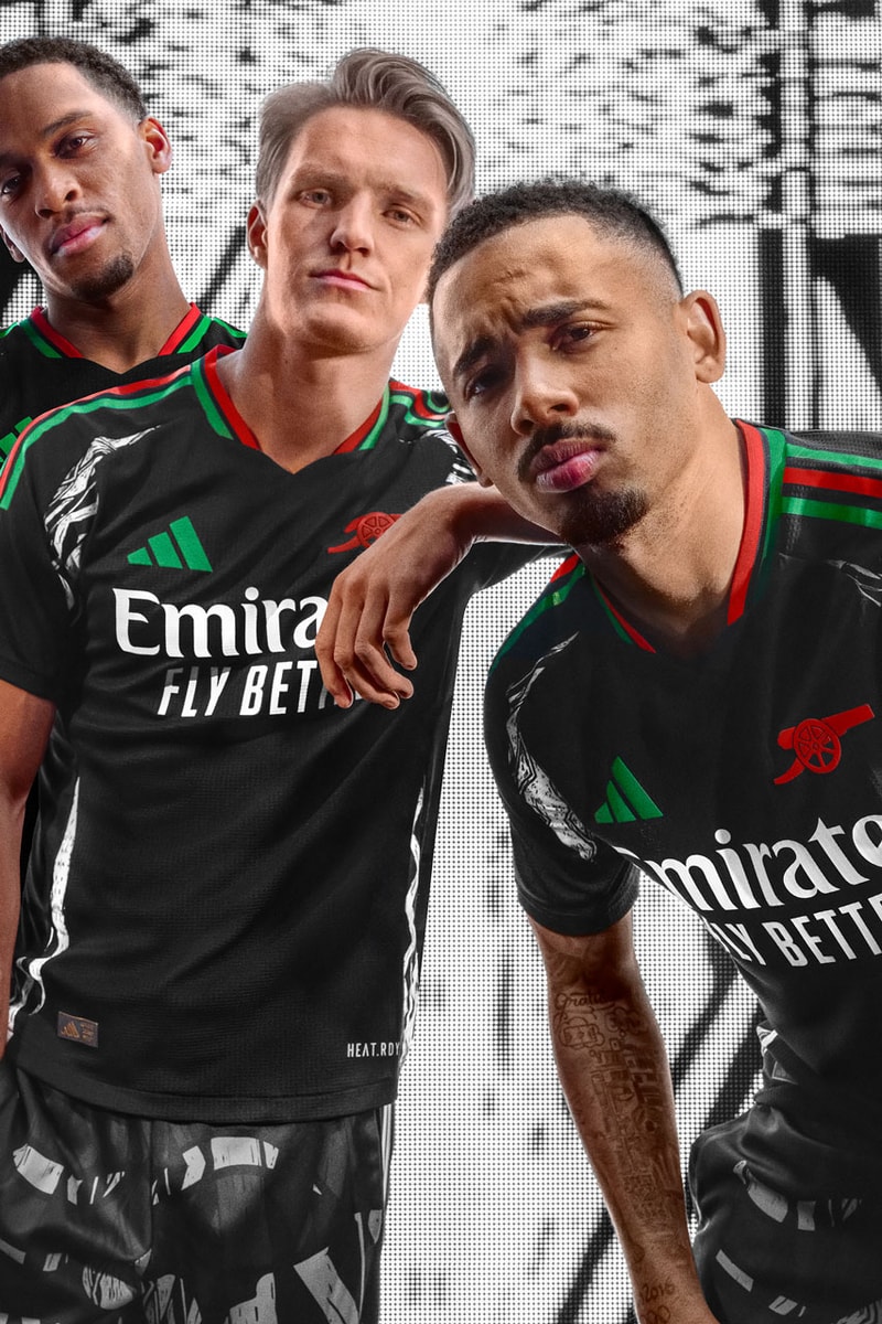Arsenal LABRUM London Fashion Football Soccer Sports adidas Premier League Champions League Gabriel Jesus Bukayo Saka 