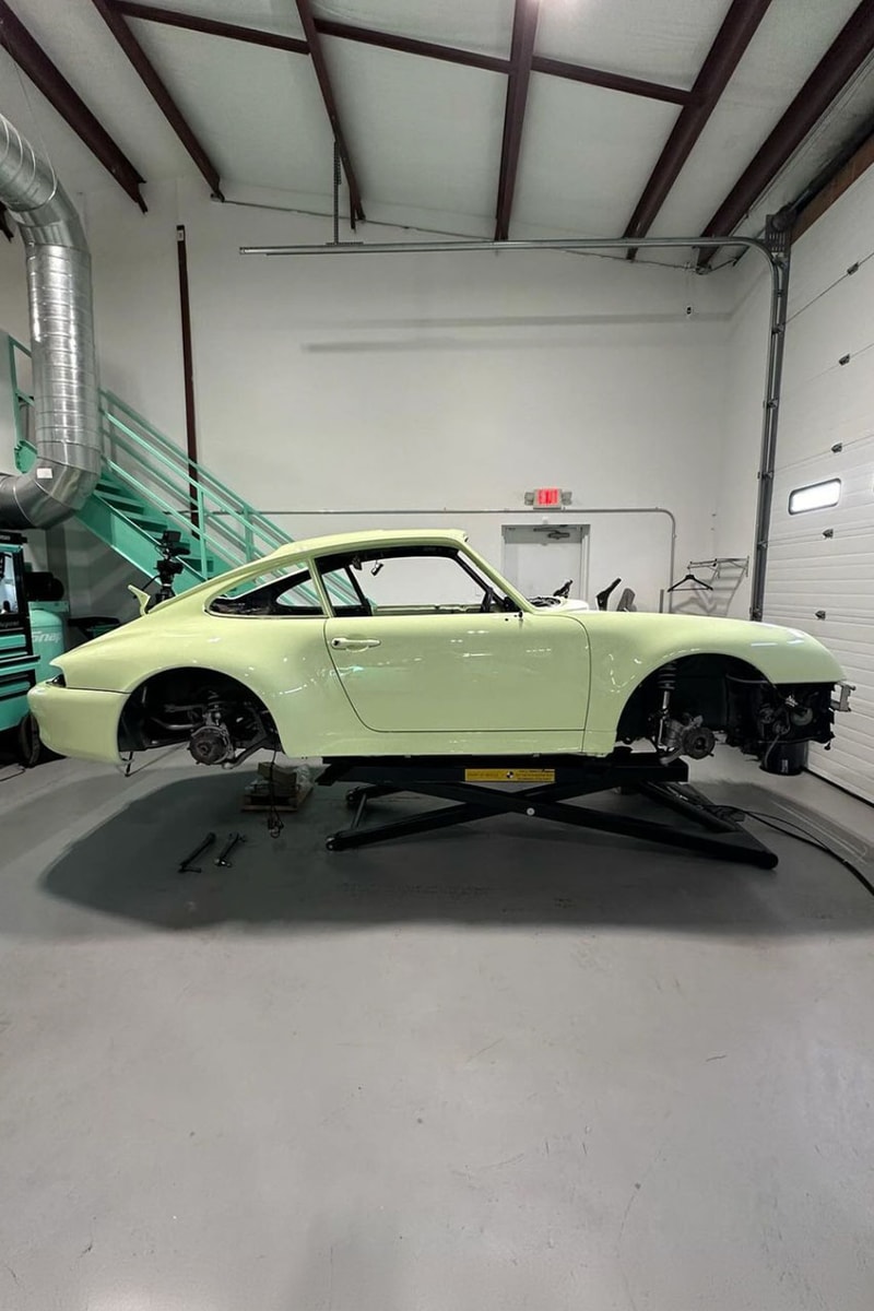 Daniel Arsham x Justin Placek Porsche 993 Interior Info