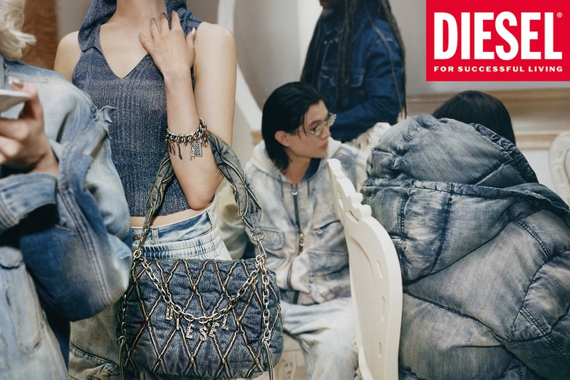 diesel fw24 campaign fall winter 2024 christine quinn selling sunset high fashion week milan