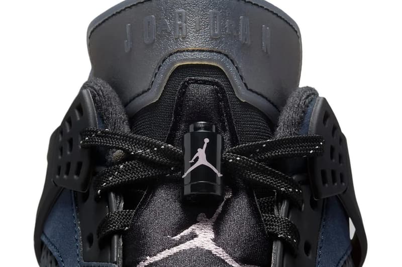 Jordan Spizike Low Receives a Stealth Edition in "Dark Obsidian" jordan brand Dark Obsidian/Light Violet Ore-Black-Anthracite jumpman basketball hybrid shoe sneaker basketball swoosh