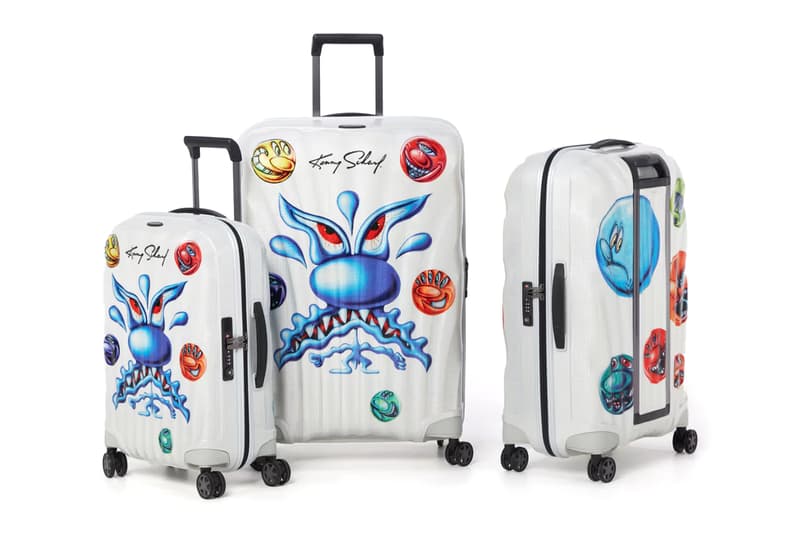kenny scharf samsonite suitcase c lite collection