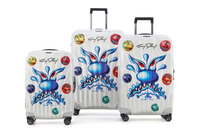 kenny scharf samsonite suitcase c lite collection